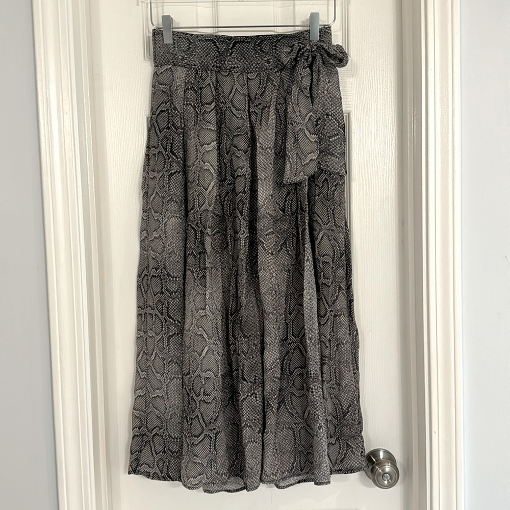 Anthropologie Python Print Skirt | Size 4 | NWT